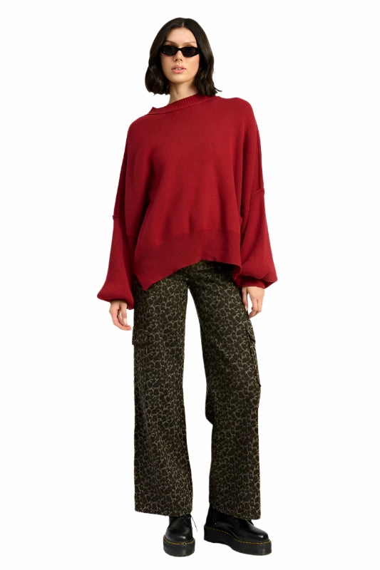 Emory Park MID RISE WIDE LEG CARGO PANTS