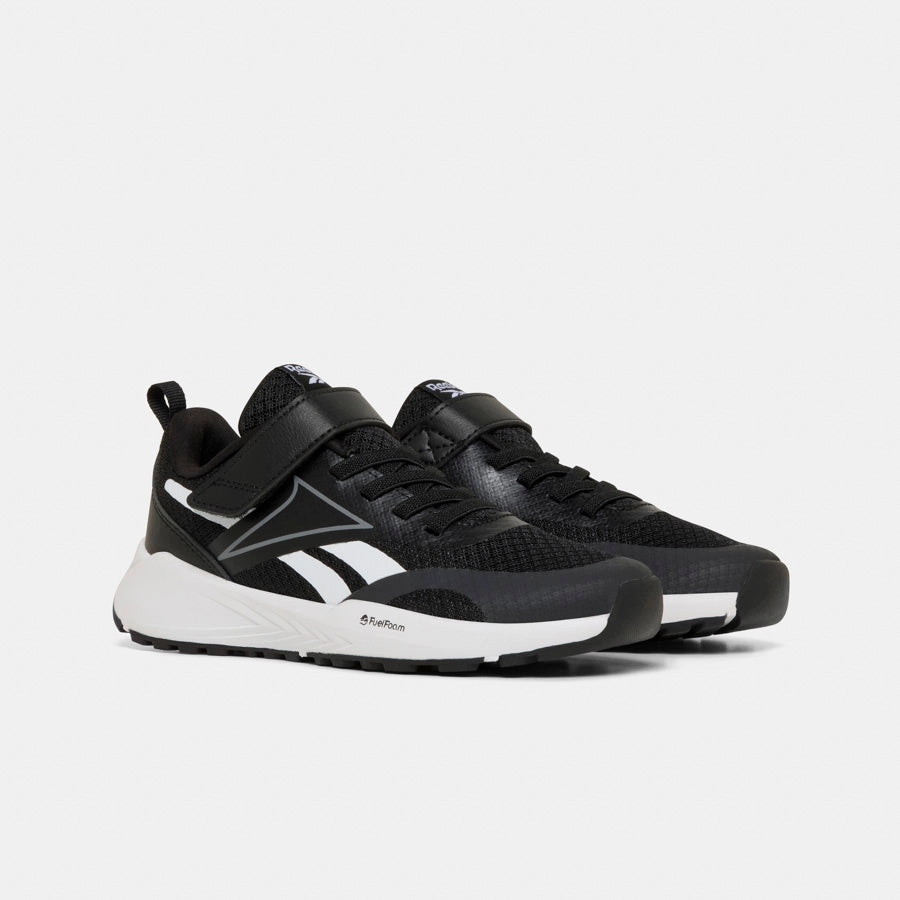 Energen Run Elastic Lace & Top Black/White/Grey