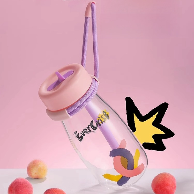 EverCrise 700ml Leak-Proof Wide Mouth Water Bottle – Stylish, Durable, and Convenient for Hot & Cold Drinks