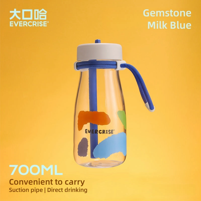 EverCrise 700ml Leak-Proof Wide Mouth Water Bottle – Stylish, Durable, and Convenient for Hot & Cold Drinks