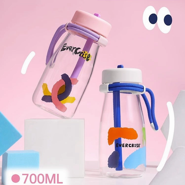 EverCrise 700ml Leak-Proof Wide Mouth Water Bottle – Stylish, Durable, and Convenient for Hot & Cold Drinks