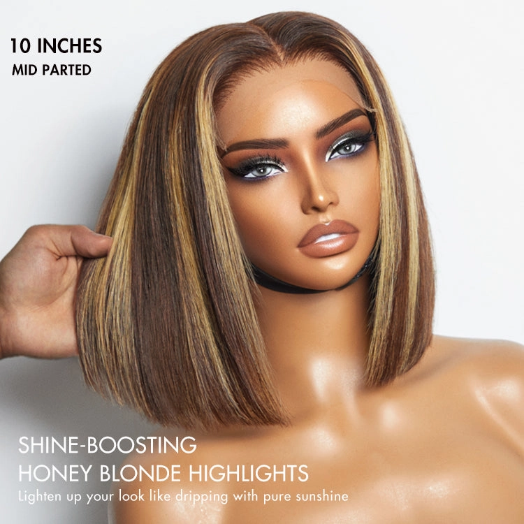 Exclusive Sale | Luvme Hair PartingMax Glueless Wig Silky Blunt Bob Cut 7x6 Closure HD Lace Wig Breathable Cap