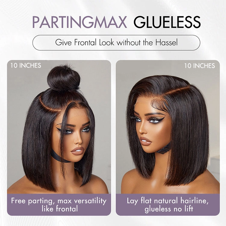 Exclusive Sale | Luvme Hair PartingMax Glueless Wig Silky Blunt Bob Cut 7x6 Closure HD Lace Wig Breathable Cap