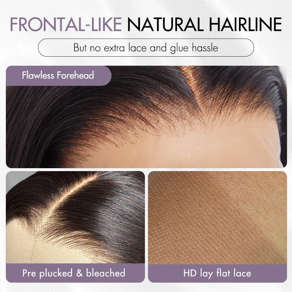 Exclusive Sale | Luvme Hair PartingMax Glueless Wig Silky Blunt Bob Cut 7x6 Closure HD Lace Wig Breathable Cap