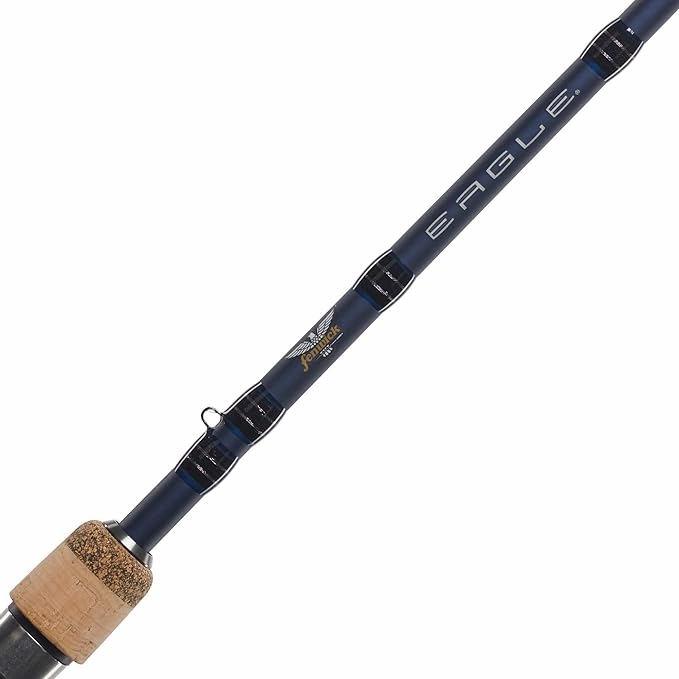 Fenwick Eagle Spinning Rod 6'6" 24 Ton Med-Fast 2 pc. - Matte Navy Blue