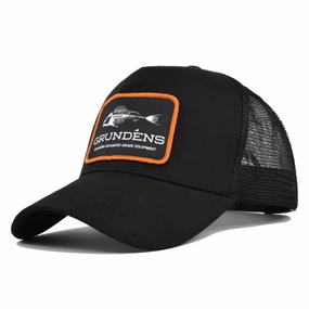 Grudens Breathable Trucker Hat One Size Black