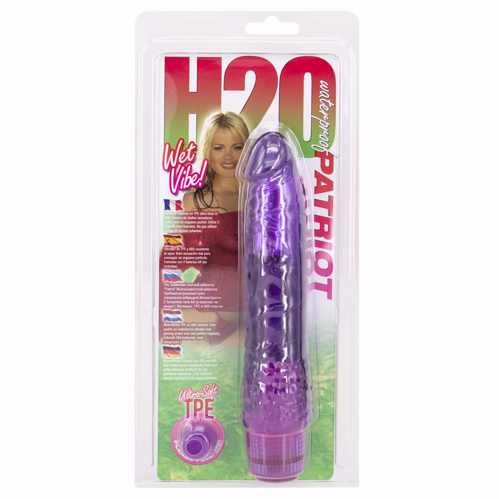 H2O Patriot Flexible Phallic Waterproof Vibrator