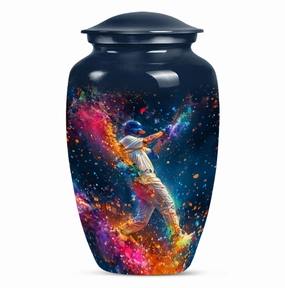 Heartfelt Tribute Baseball Cremation Urn - Durable Large Capacity