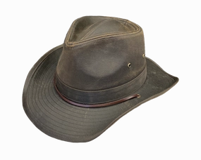 Henschel Hat Company | Topeka Waxed Cotton Western Hat