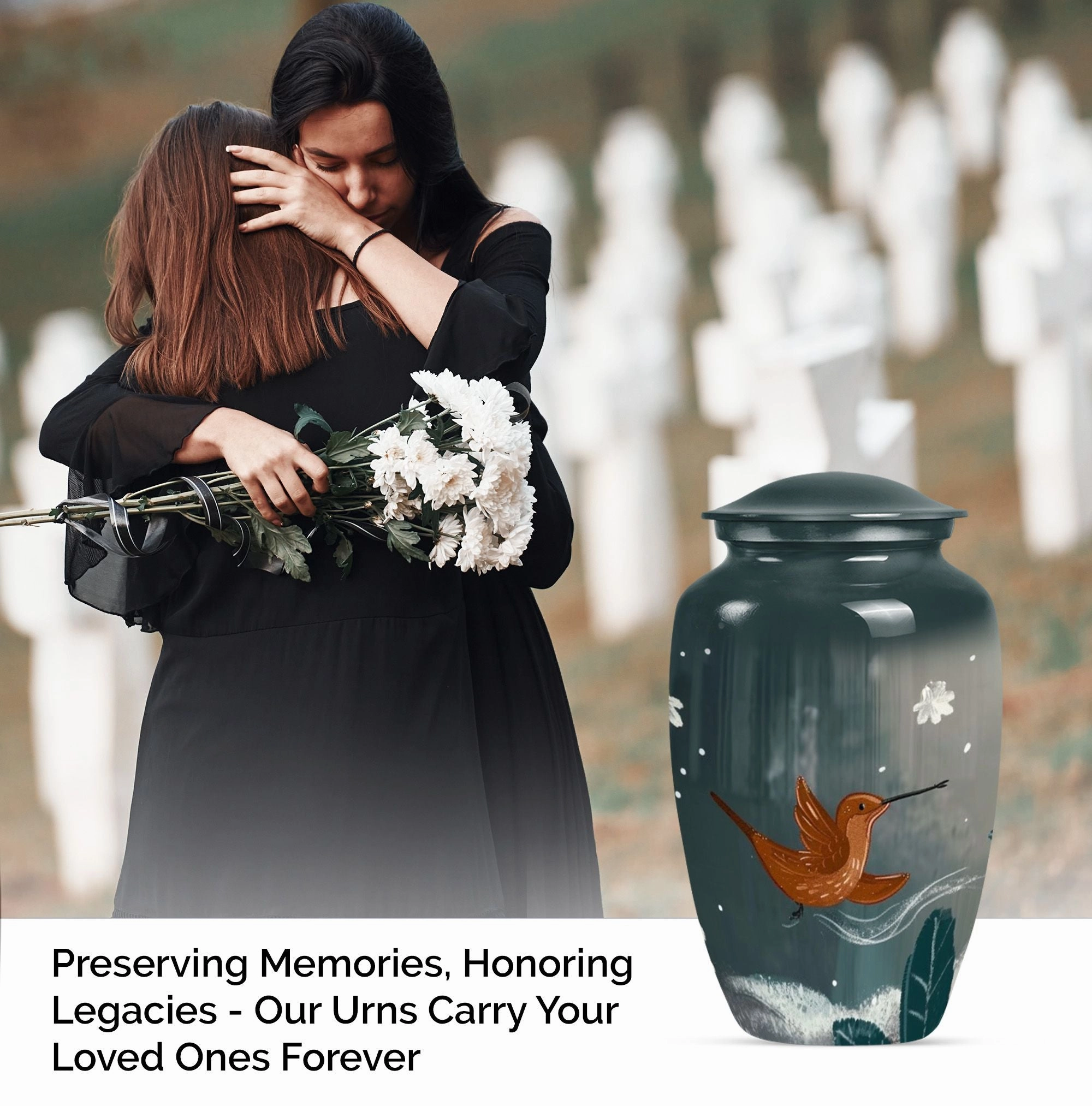 Humming Bird Cherished Memories - Durable Cremation Burial