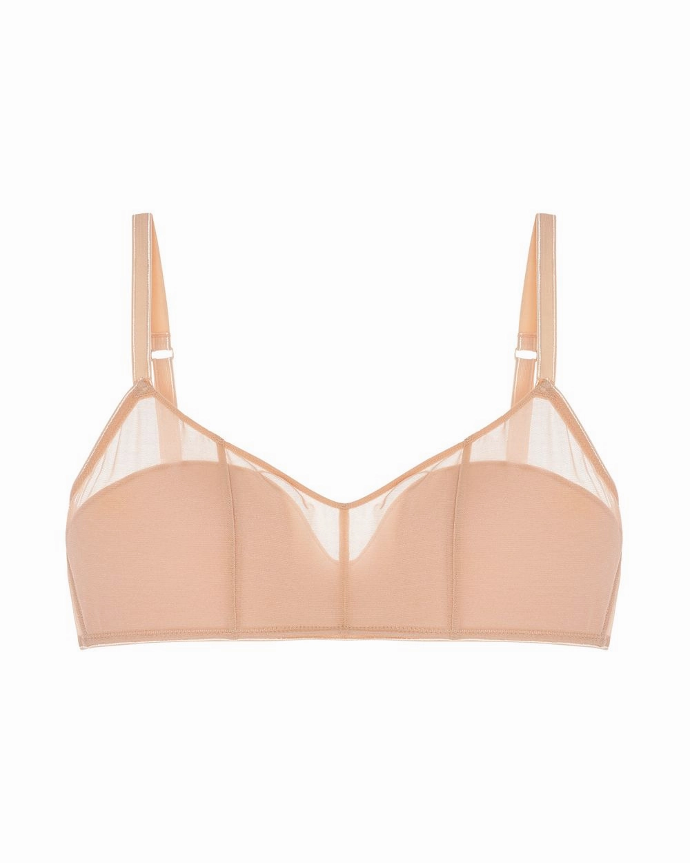 Jet Set Mesh Lightly Lined Bandeau Bra