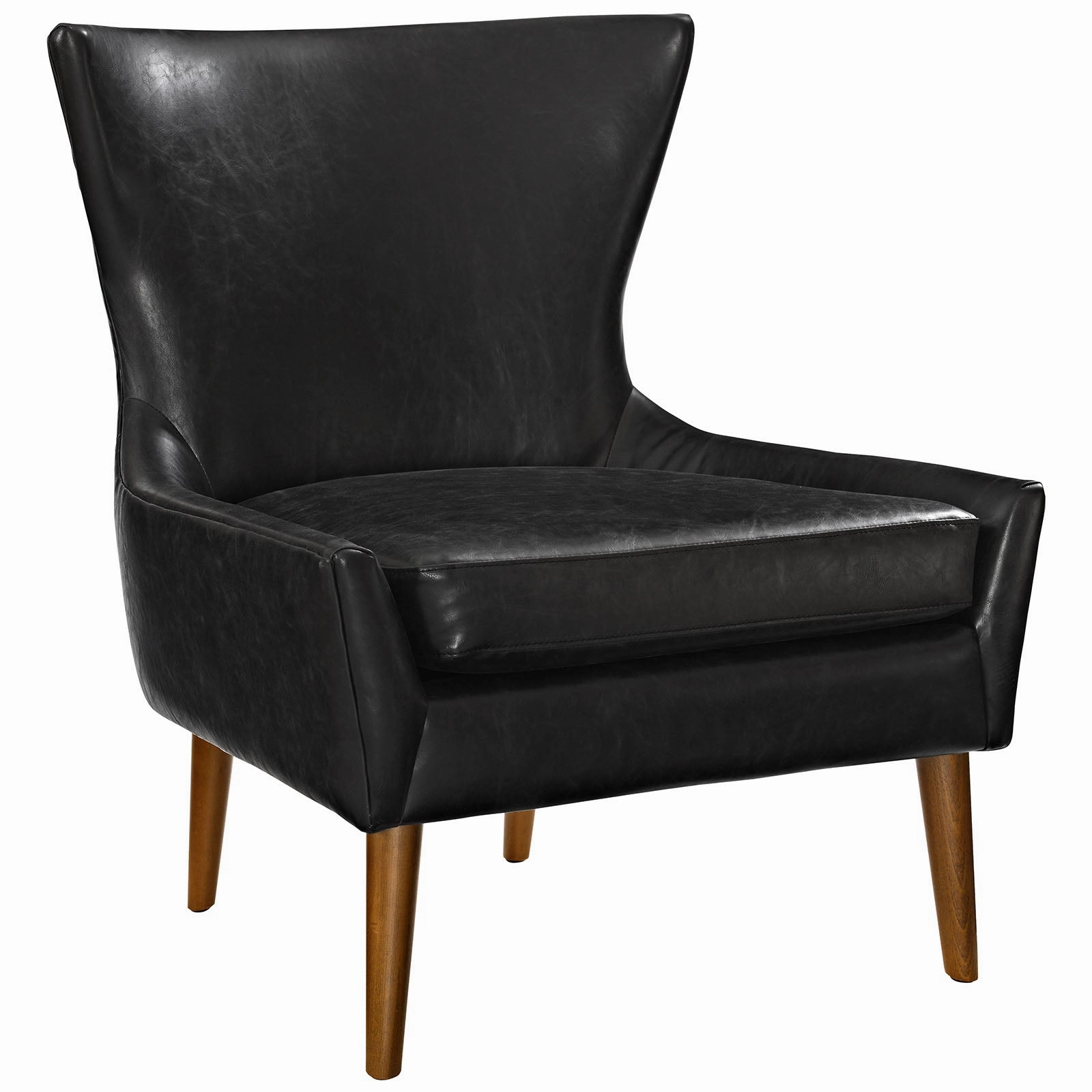 Keen Upholstered Vinyl Armchair by Modway