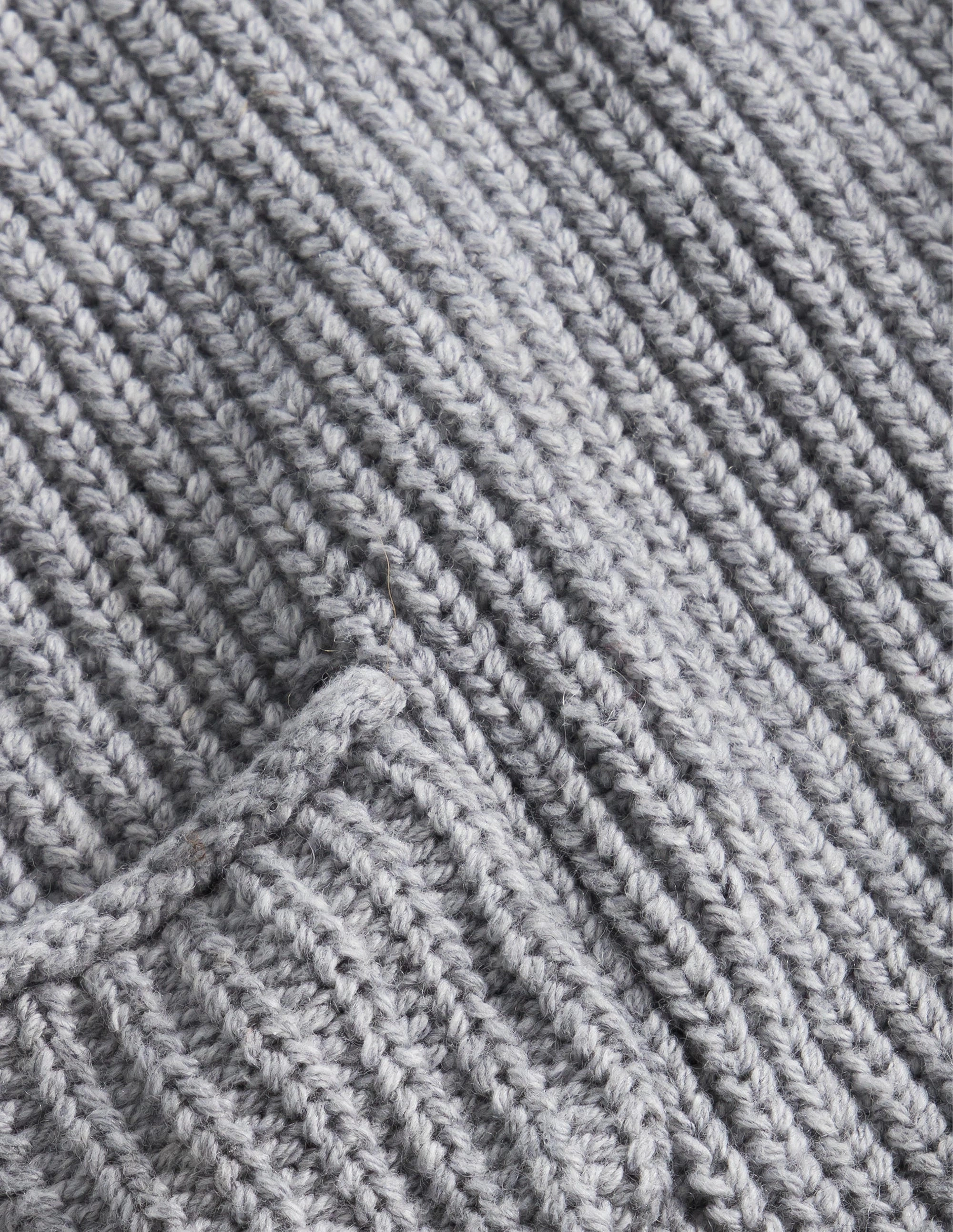 Knitted Dungarees-Grey Marl
