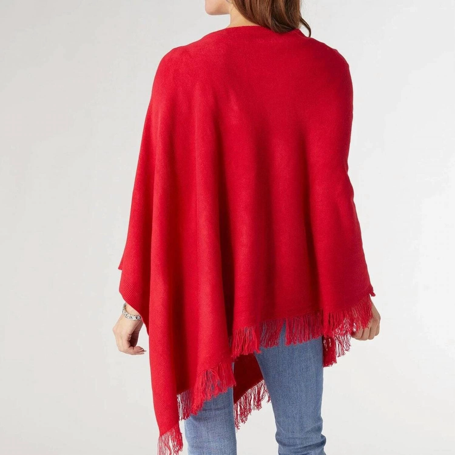 Lightweight Ponchos In Red