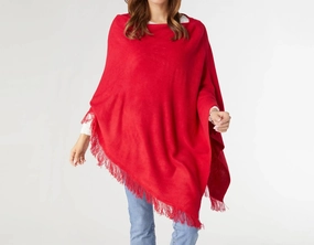 Lightweight Ponchos In Red