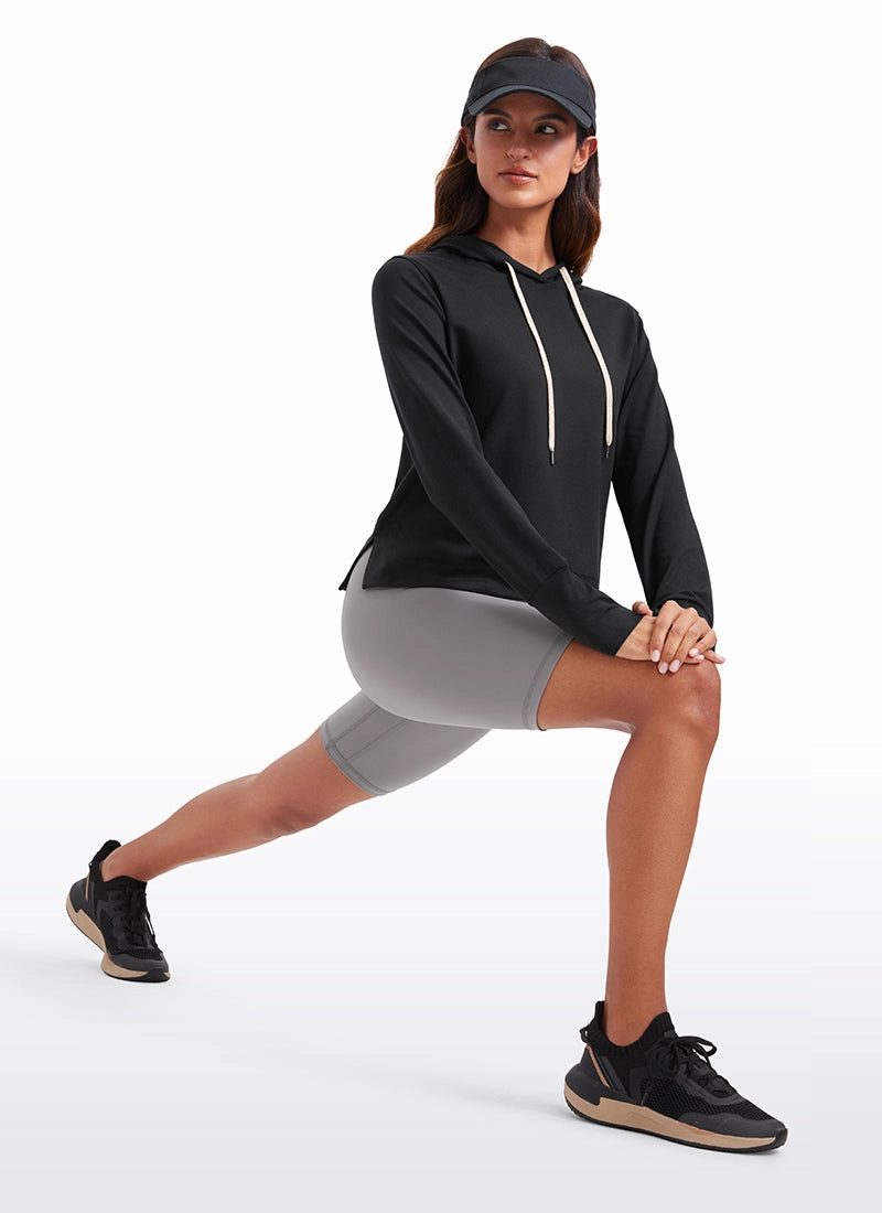 Lightweight Pullover Hoodies with Thumb Holes
