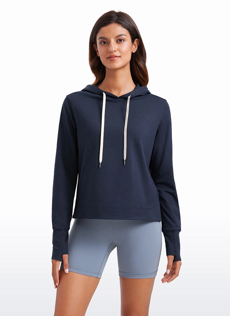 Lightweight Pullover Hoodies with Thumb Holes