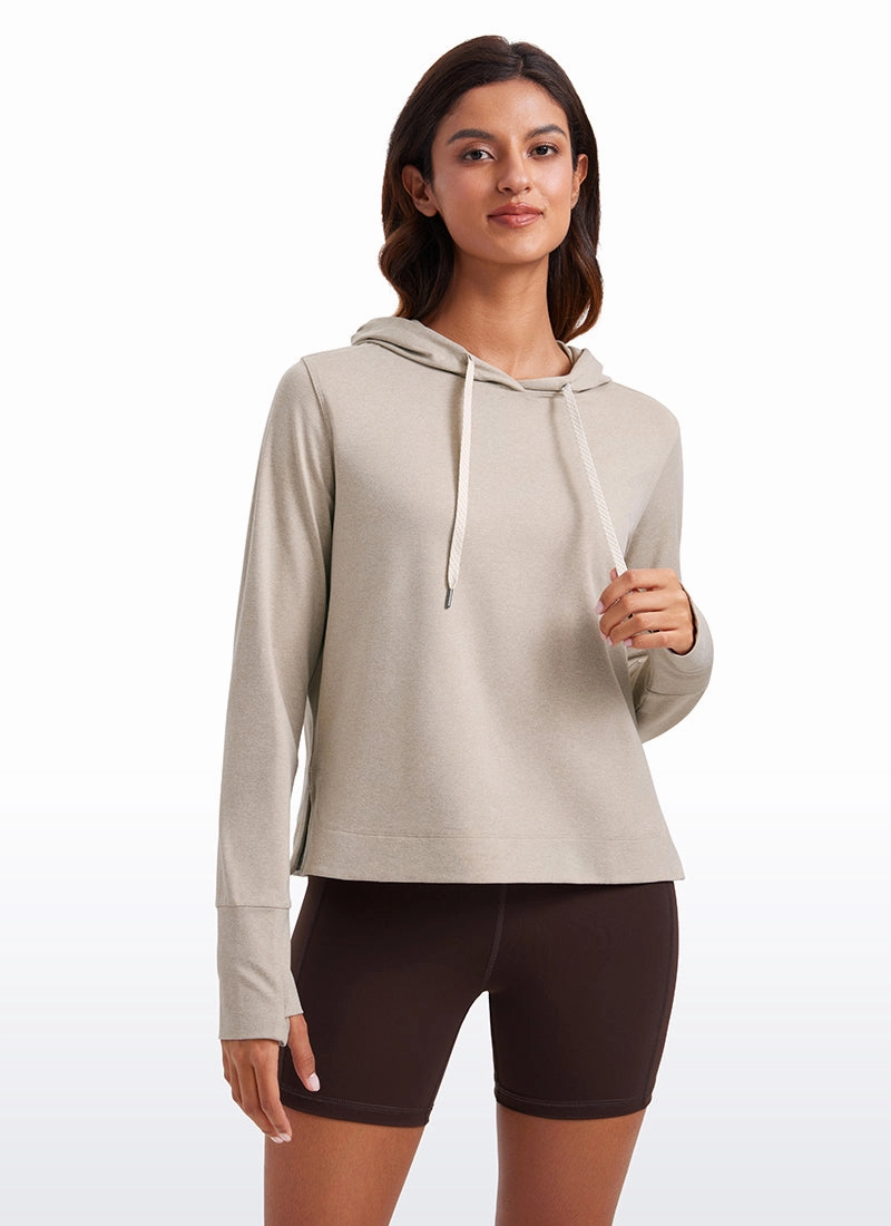 Lightweight Pullover Hoodies with Thumb Holes