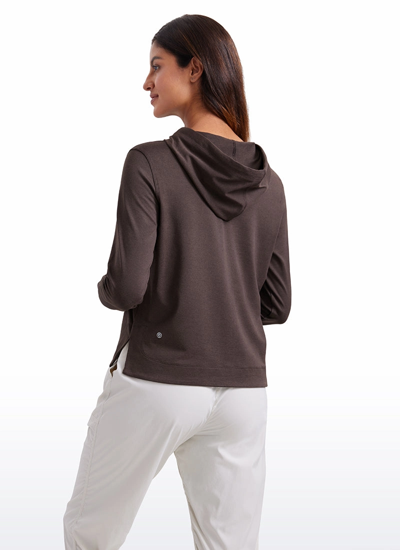 Lightweight Pullover Hoodies with Thumb Holes