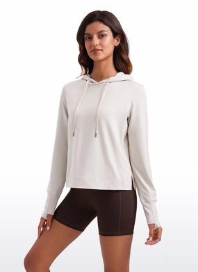 Lightweight Pullover Hoodies with Thumb Holes