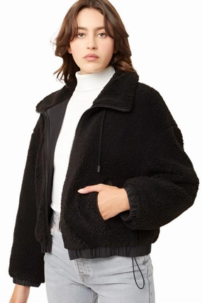 Love Tree Teddy Fleece Zip-Up Sweater Jacket 8077JY