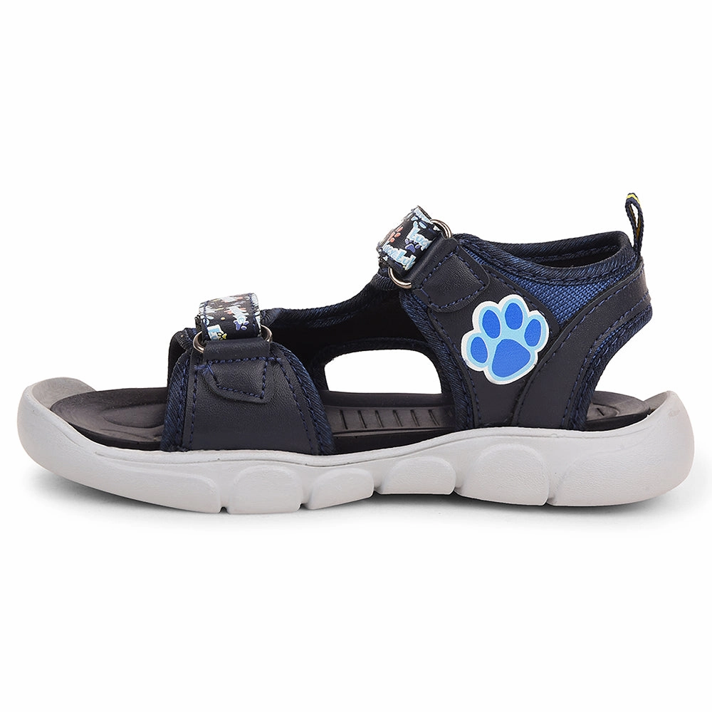 Lucy&Luke Navy Blue Casual Sandal For Kids FLYNN-90 By Liberty