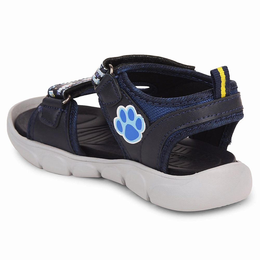 Lucy&Luke Navy Blue Casual Sandal For Kids FLYNN-90 By Liberty