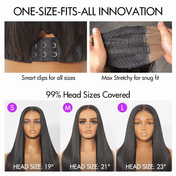 Luvme All-Day Comfort™ Wig Brown Highlight Blunt Cut Bob Glueless Minimalist HD Lace Wig Pre-Cut Lace