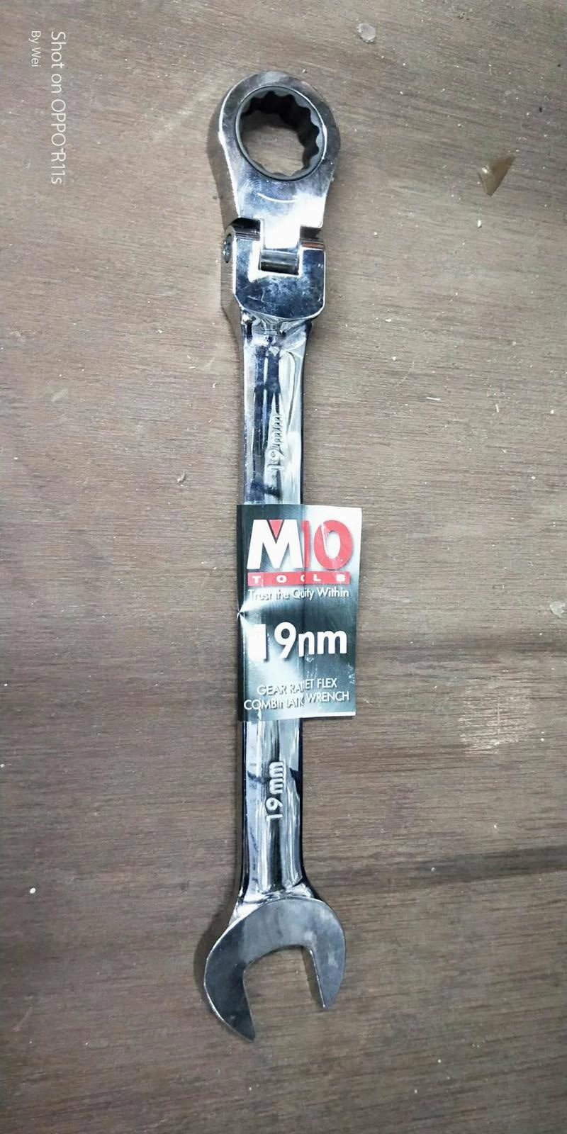 M10 Gear Ratchet Flexible Combination Wrench | Model : 005-057 | Size : 8mm - 26mm