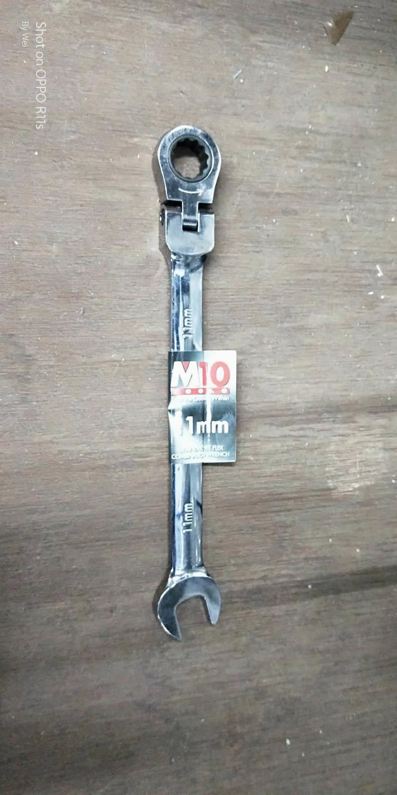 M10 Gear Ratchet Flexible Combination Wrench | Model : 005-057 | Size : 8mm - 26mm