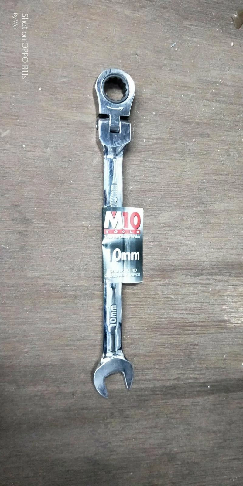 M10 Gear Ratchet Flexible Combination Wrench | Model : 005-057 | Size : 8mm - 26mm