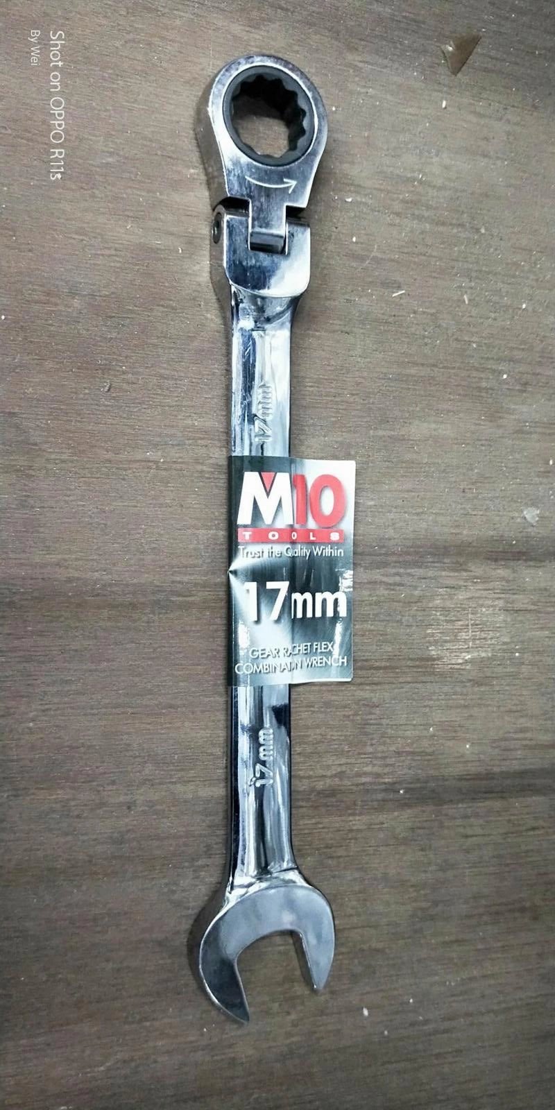 M10 Gear Ratchet Flexible Combination Wrench | Model : 005-057 | Size : 8mm - 26mm