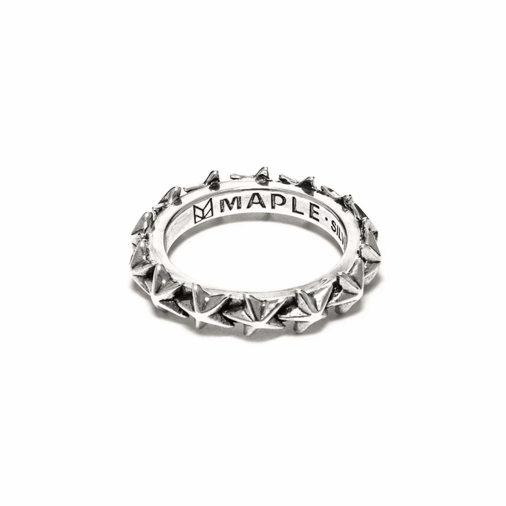 Maple Star Ring Silver 925