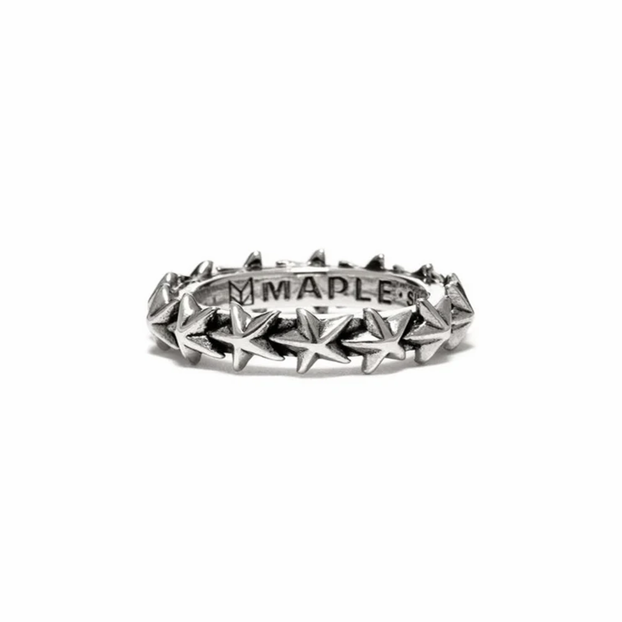 Maple Star Ring Silver 925