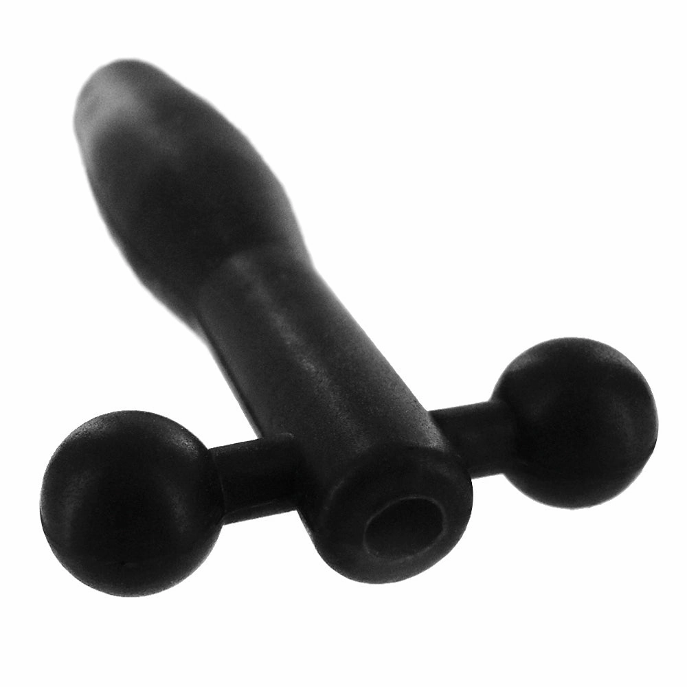 Master Series - Cum-Thru Barbell Penis Plug