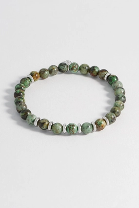Men's Gemstone Beaded Bracelet