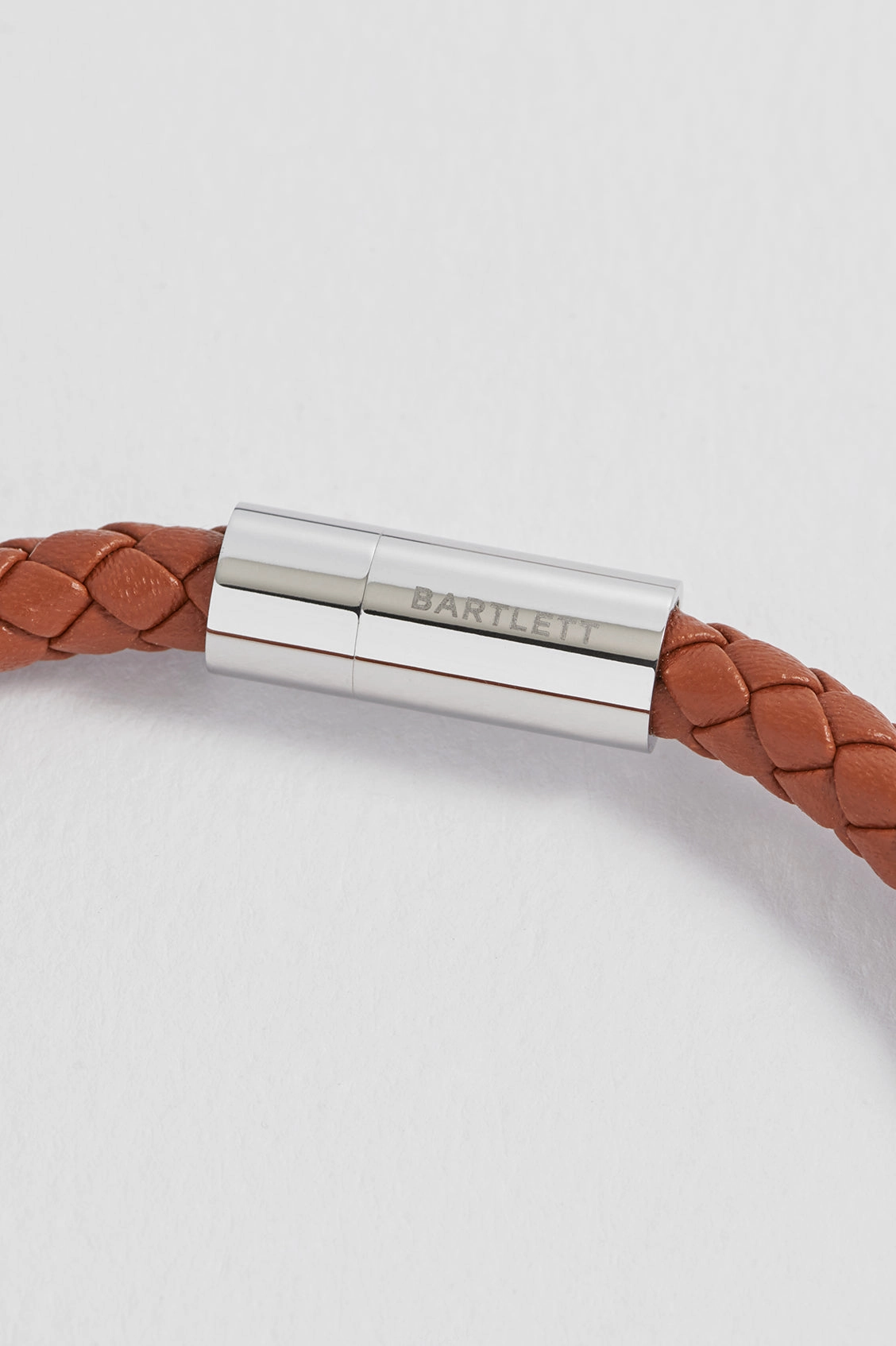 Men's Leather Single Plaited Wrap Bracelet