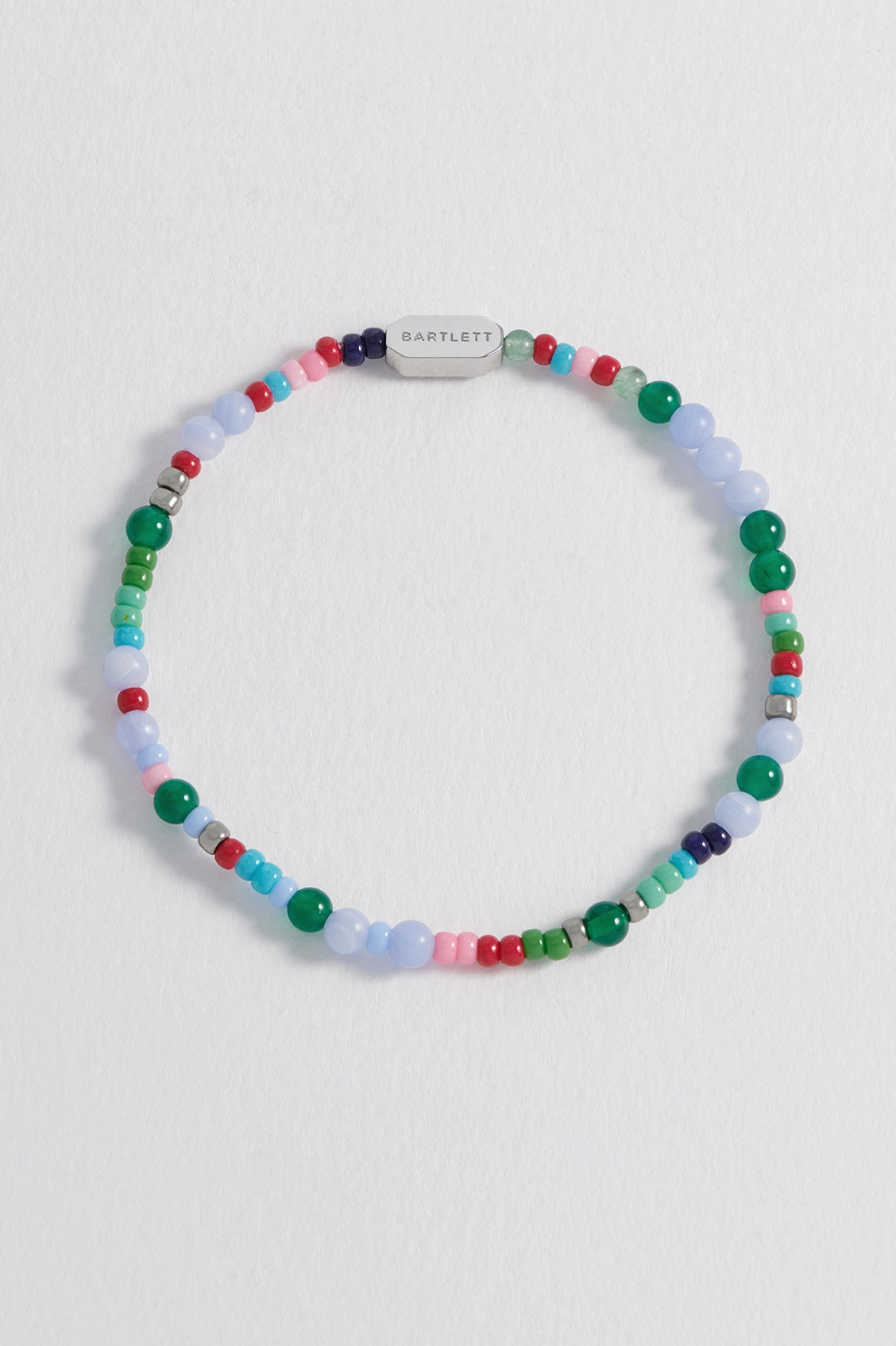 Men's Mixed Bead Stretch Bracelet