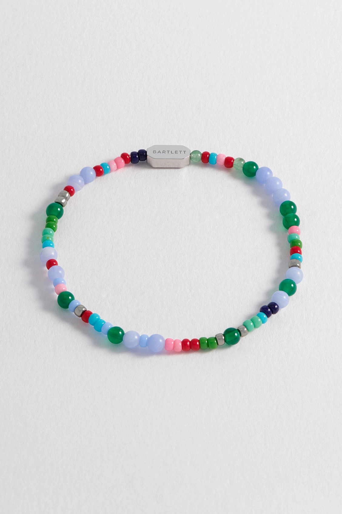 Men's Mixed Bead Stretch Bracelet
