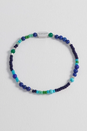 Men's Mixed Bead Stretch Bracelet