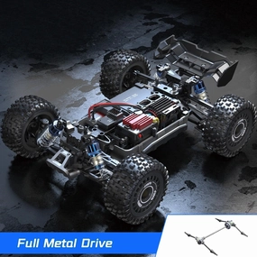 Mibescal 1:16 Remote Control Brushless Car, Blue - Durable & Efficient