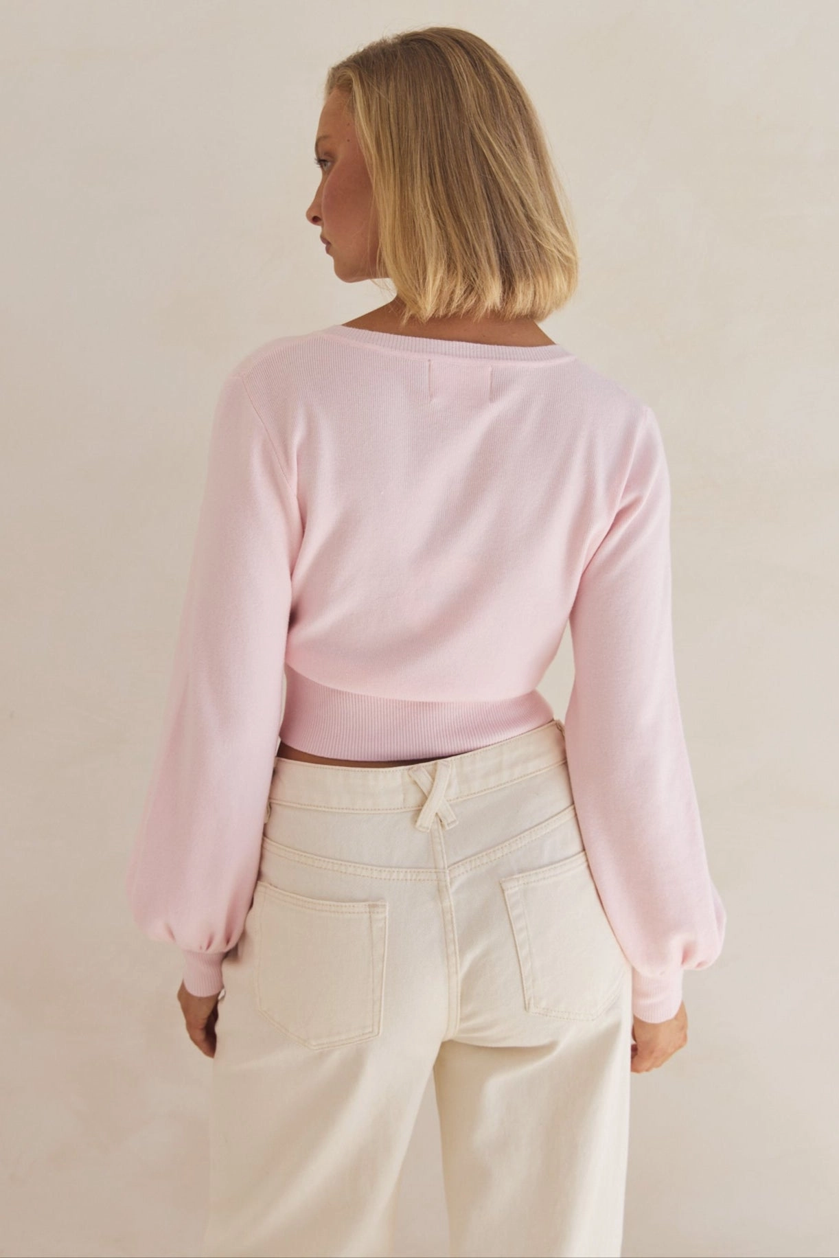 Misty Knit Cardigan (Pink)
