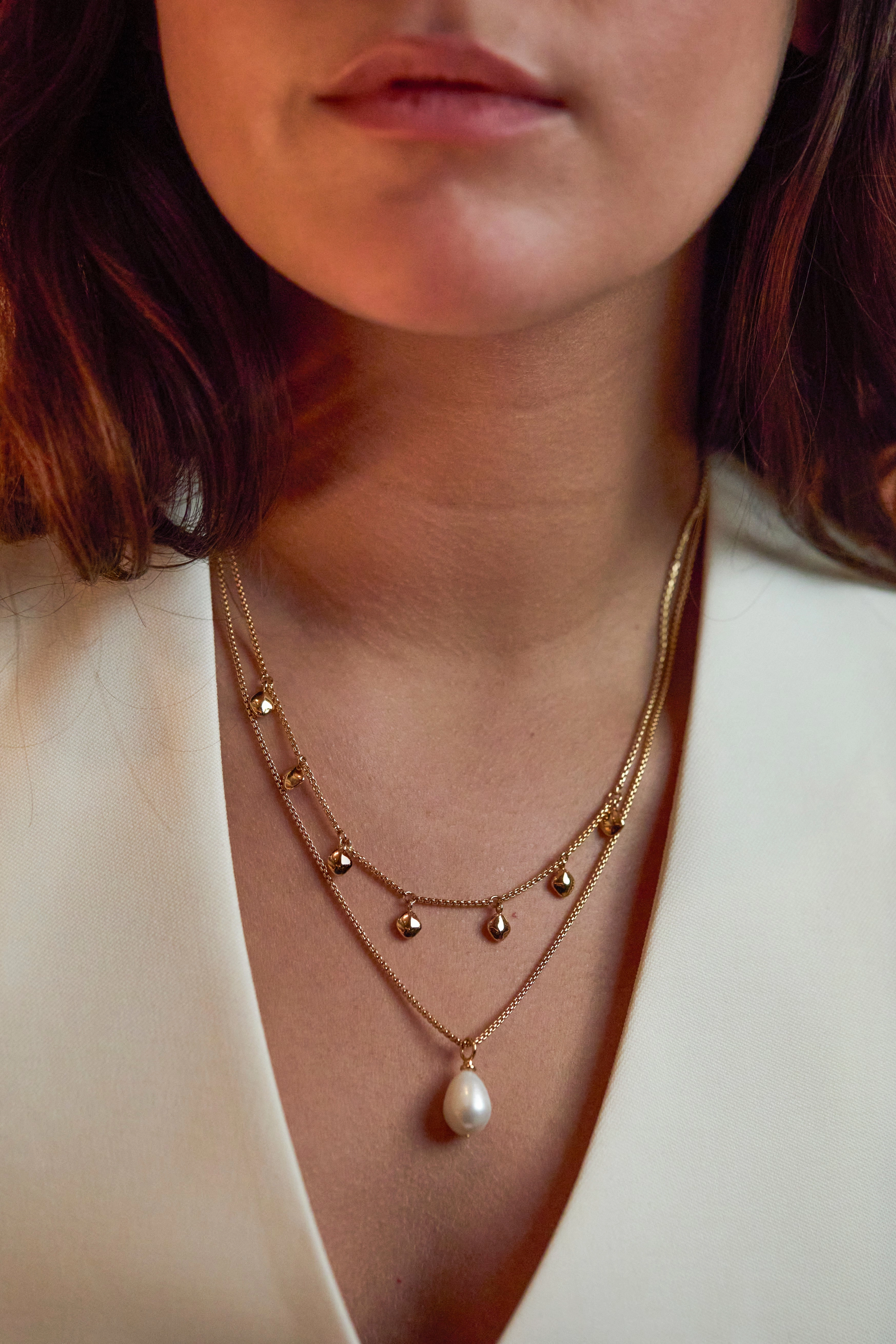 Multi Pebble Necklace