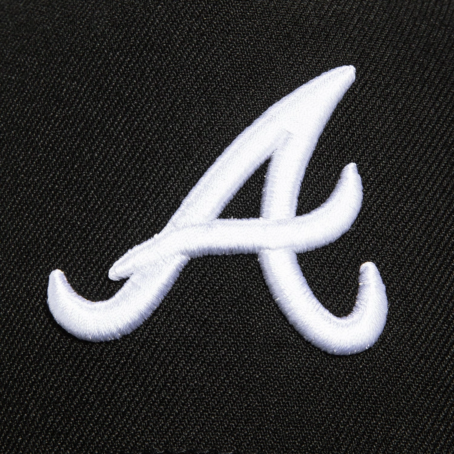 New Era 9Fifty A-frame Atlanta Braves Snapback Hat - Black. White