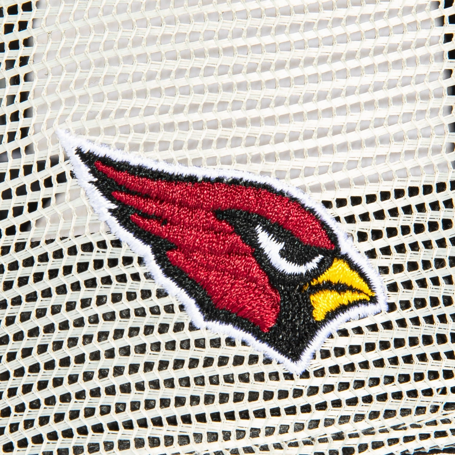 New Era 9Forty A-Frame Arizona Cardinals Logo Patch Rope Trucker Snapback Hat - Black