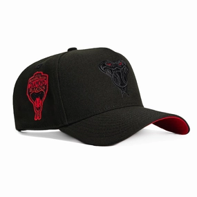 New Era 9Forty A-Frame Arizona Diamondbacks Inaugural Patch Snakehead Snapback Hat - Black