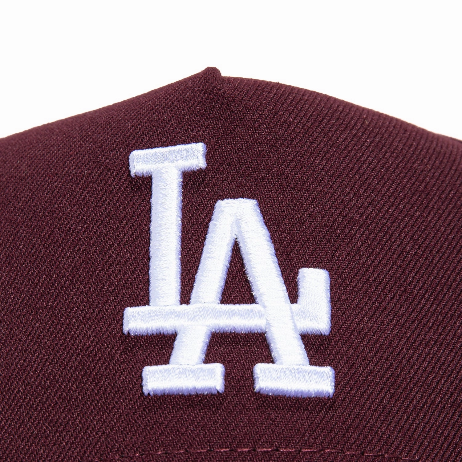 New Era 9Forty A-Frame Los Angeles Dodgers 1988 World Series Patch Snapback Hat - Maroon. White