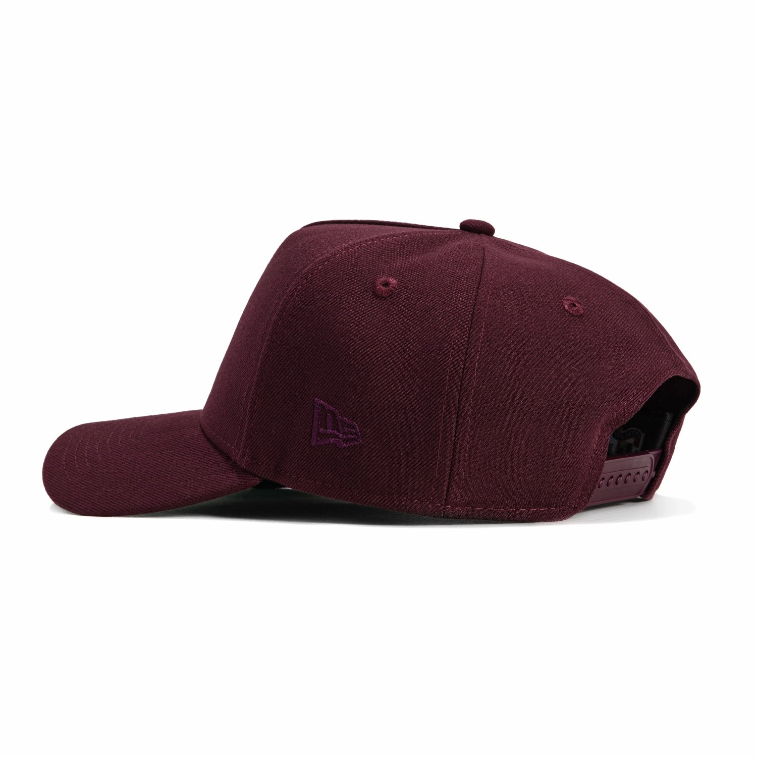 New Era 9Forty A-Frame Los Angeles Dodgers 1988 World Series Patch Snapback Hat - Maroon. White