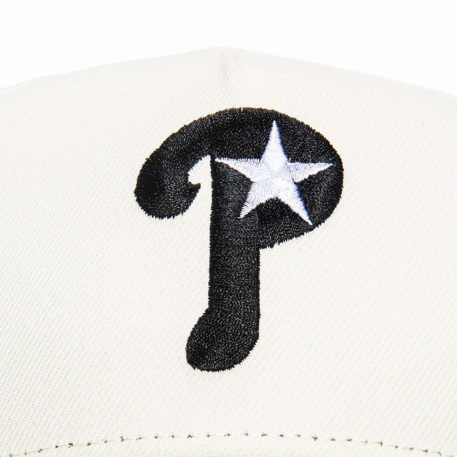 New Era 9Forty A-Frame Philadelphia Phillies Alternate Snapback Hat - White. Black