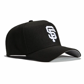 New Era 9Forty A-Frame San Francisco Giants Snapback Hat - Black. White